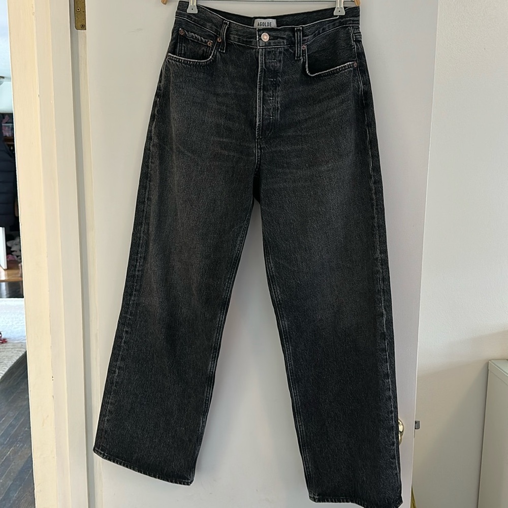 Agolde low slung baggy in Ditch